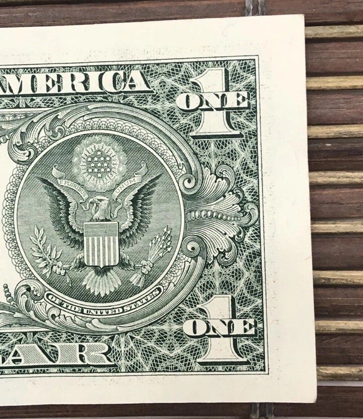 Insufficient Ink Error 2006 $1 Dollar Circulated Bill