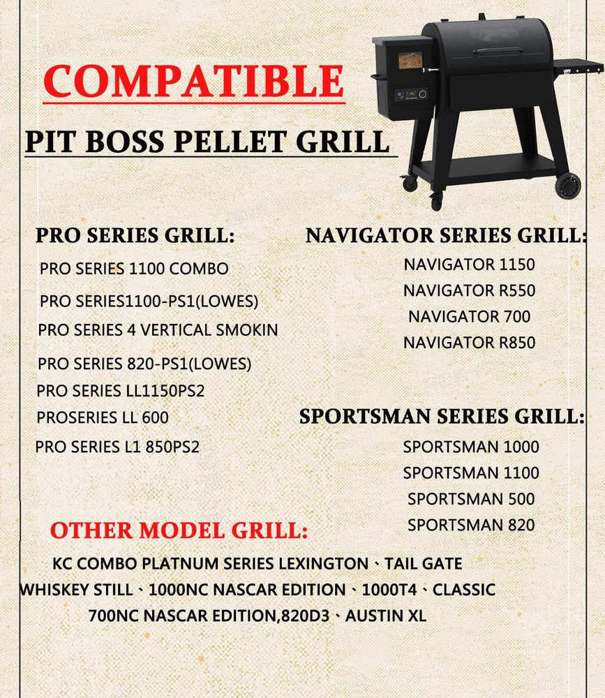 Replacement RTD Temperature Probe Sensor, Compatible with Pit Boss Pellet Grill