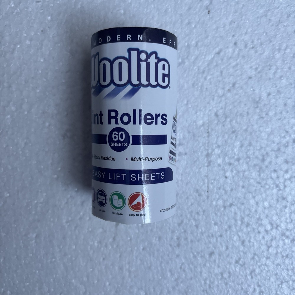 Wool Light Lint Roller 90 Sheets Spiral Cut Easy Lift Seats Refill