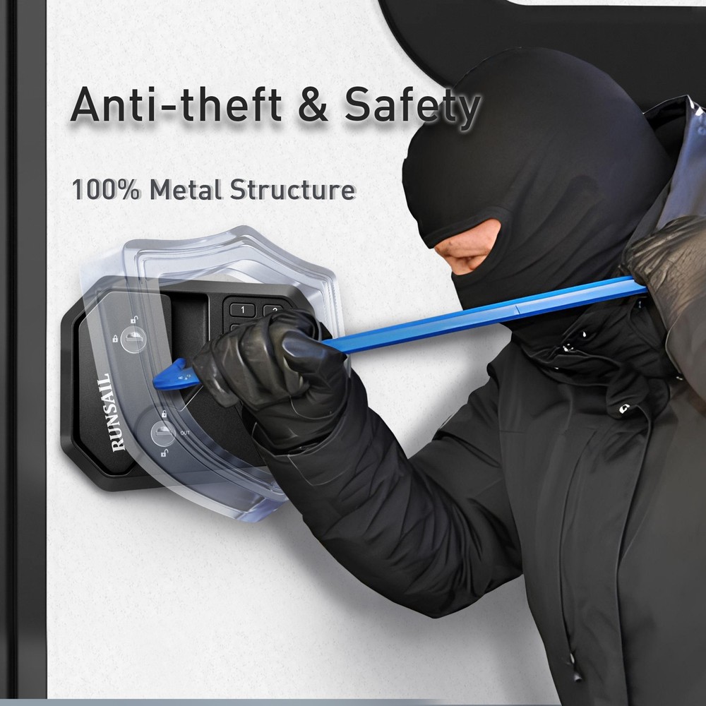 RUNSAIL RV Door Lock Keyless Entry with Password &Remote,Full Metal Construction