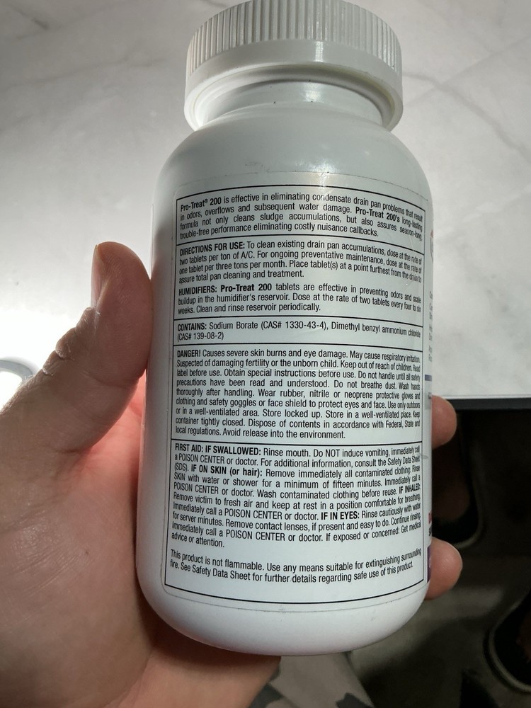 DIVERSITECH/ASURITY PROTREAT-217 Condensate Drain Pan Treatment 200 tablets