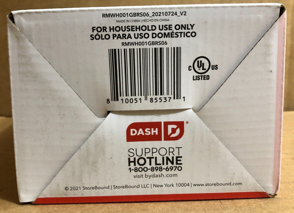 Pink Rise by DASH Heart Mini Waffle Maker 4" Cooking Surface **