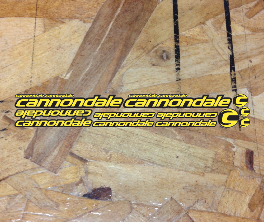 Cannondale Vinyl Custom Decals Stickers Bike Frame Kit Replacement Protective