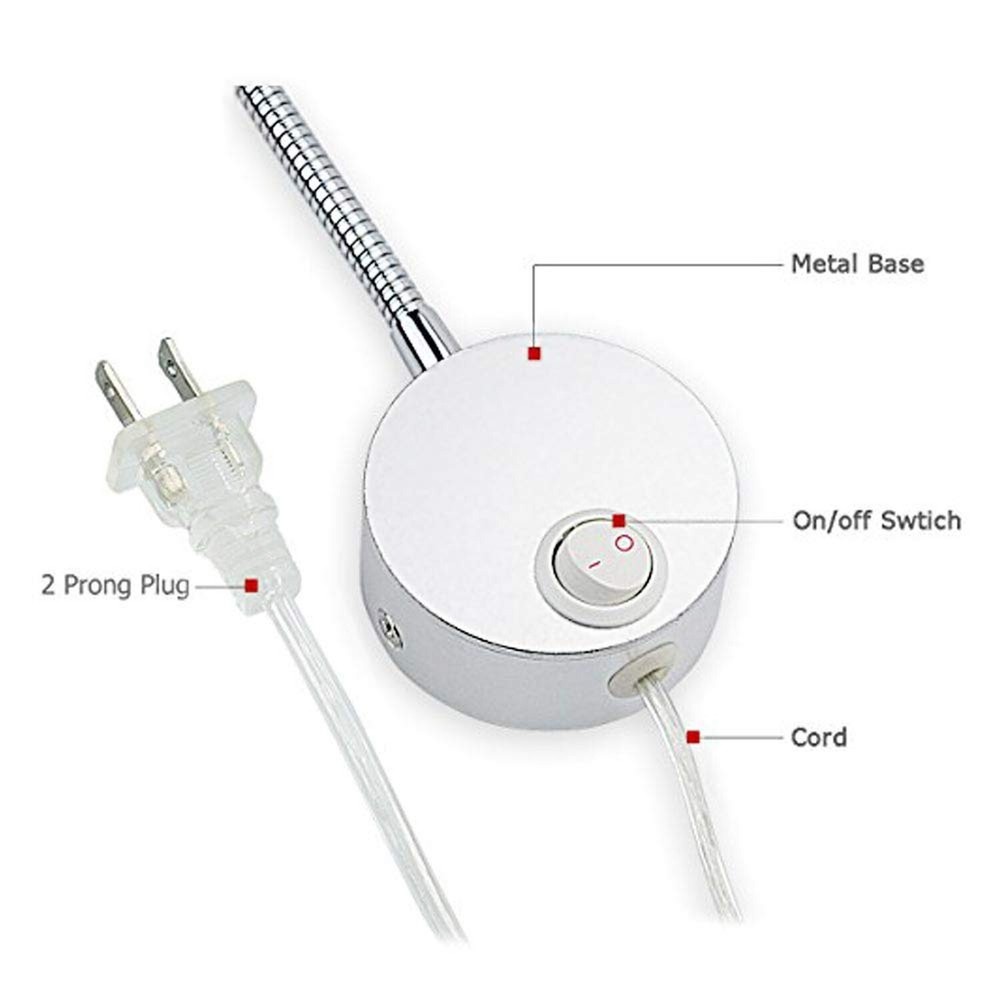 Reading Lights for Books in Bed, Wall Mount Light Minimalist LED Bedside Read...