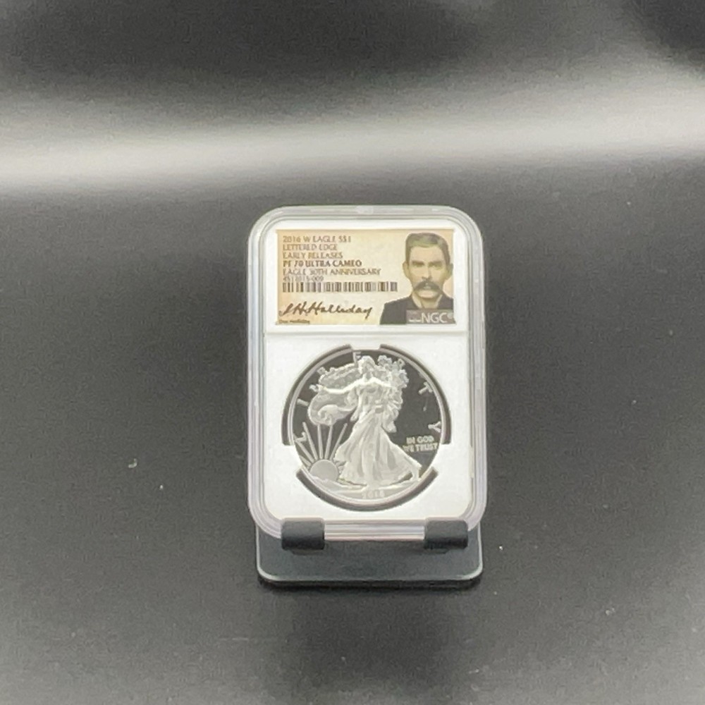 Eagle Silver Proof Coin 2016 $1 30th Anniversary NGC PF70 Lettered Edge