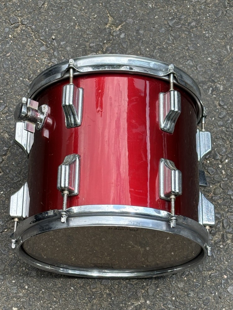 Vintage Rogers Big R 10” Wine Red Tom Drum