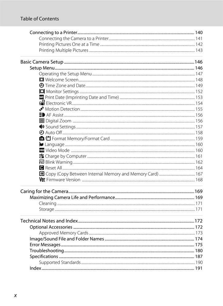 Nikon Coolpix S4150 — User Manual Reference — 1/2 Size 5.5" x 8.5" Small Compact