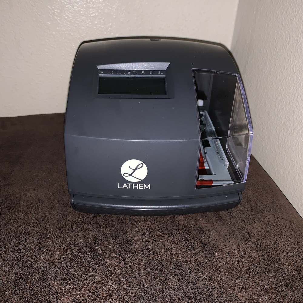 1600E Time Clock Machine and Document Stamp Employee Clock in and Out System for