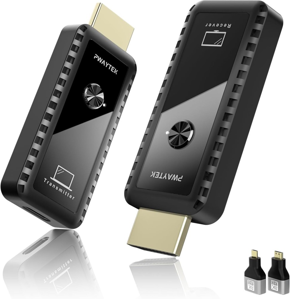 Wireless HDMI Transmitter and Receiver 328ft/100M, Wireless HDMI Extender Kit...