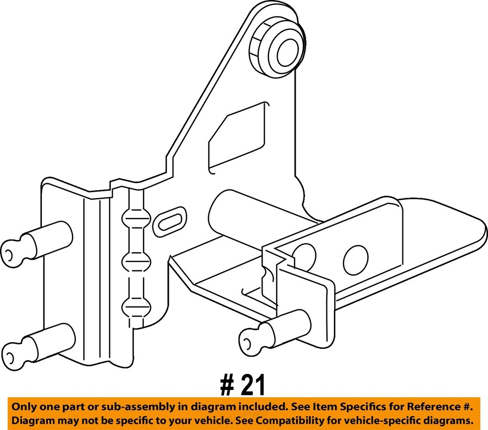 GM OEM 15-20 Suburban Frame Frame Components-Distance Sensor Bracket 22813677
