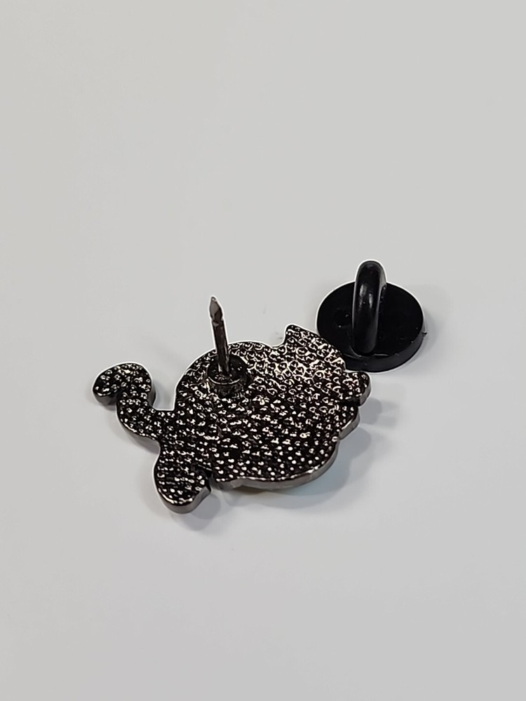 Cat Stuck in a Doughnut Lapel Pin Donut