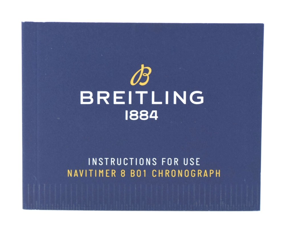 Breitling Navitimer 8 B01 Chronograph Booklet Manual