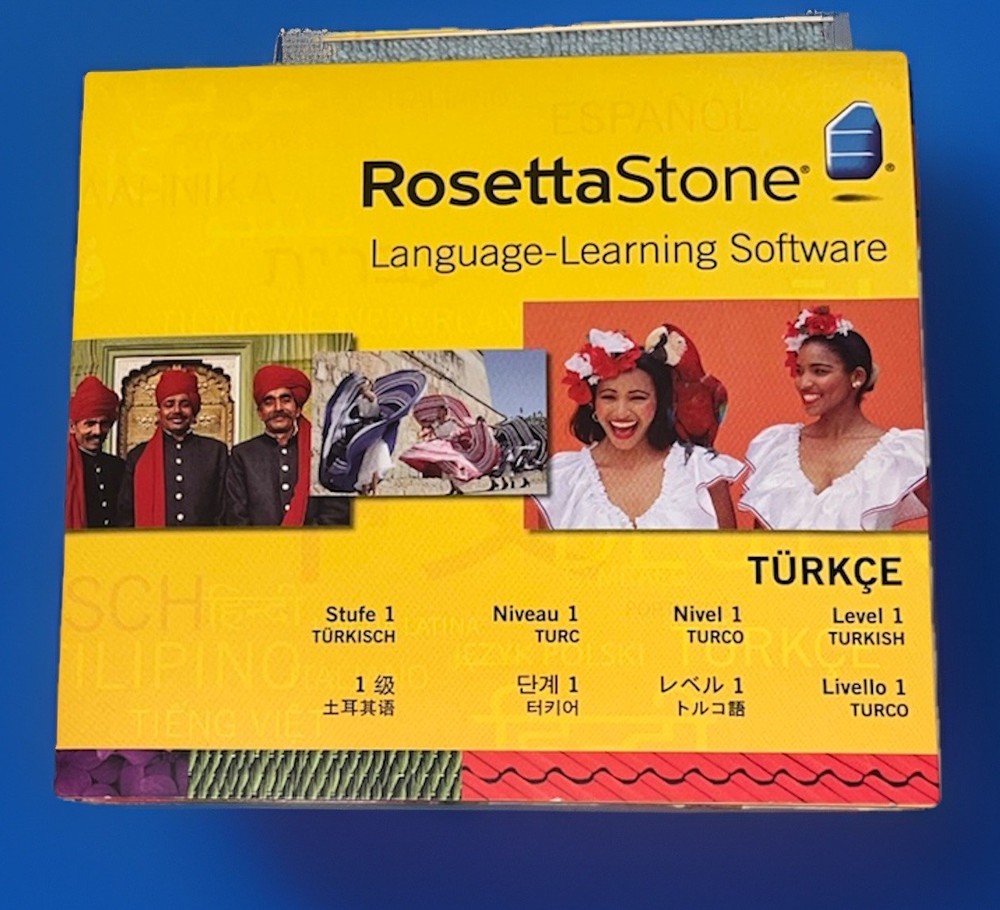 Rosetta Stone TURKCE Turkish Level 1 Version 4 CDs Preowned No Headset Preowned