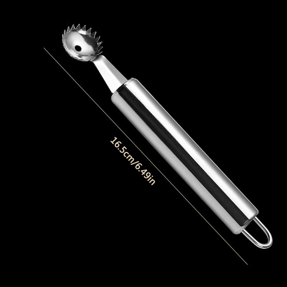 2Pcs Silver Strawberry Huller and Tomato Stem Corer Tool