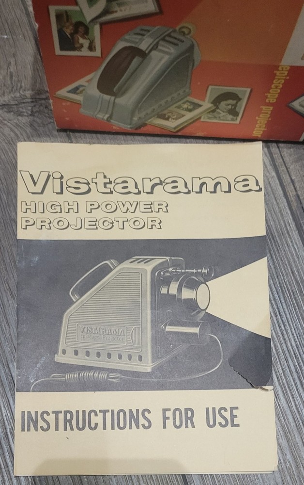 Vintage Rama Episcope Projector, tested Works