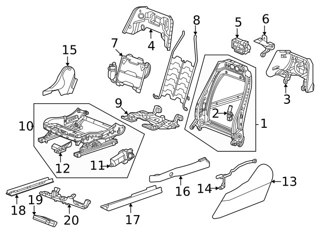 Genuine GM Outer Finish Panel Retainer 13550471