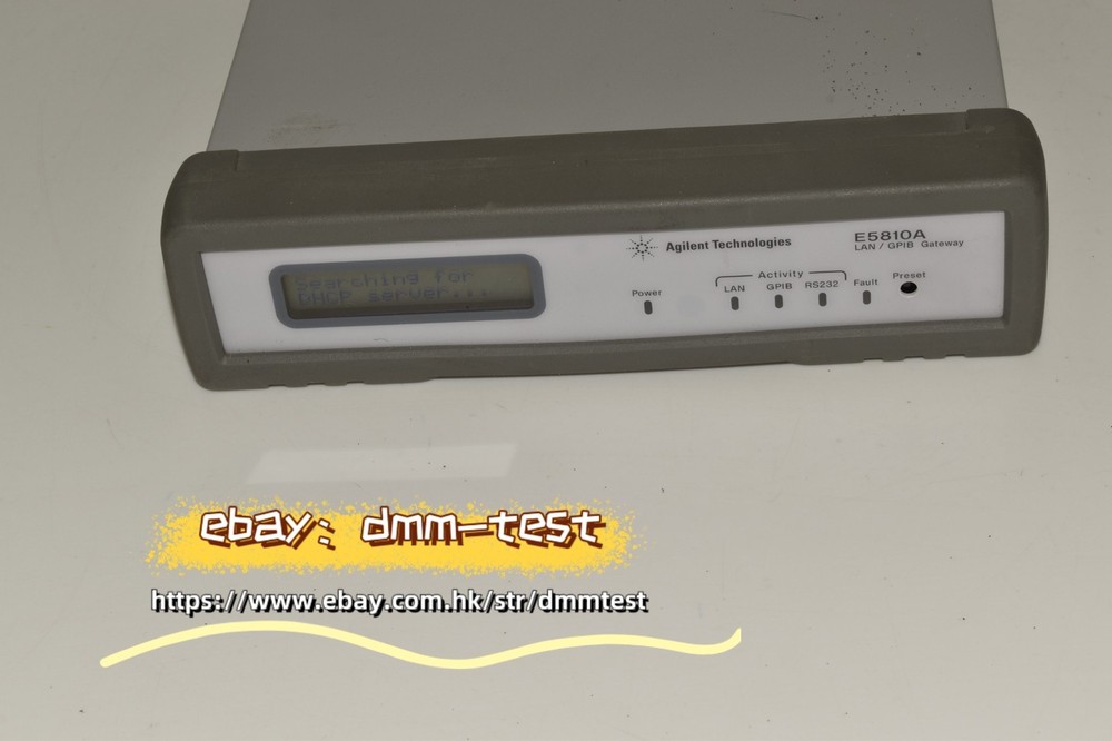 Agilent Keysight E5810A LAN / GPIB Gateway Network Device (CWT44)/dm