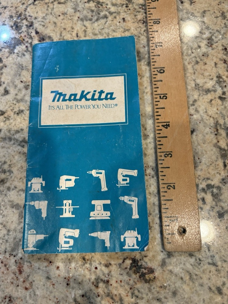 Vintage Makita Catalog / Spec Book