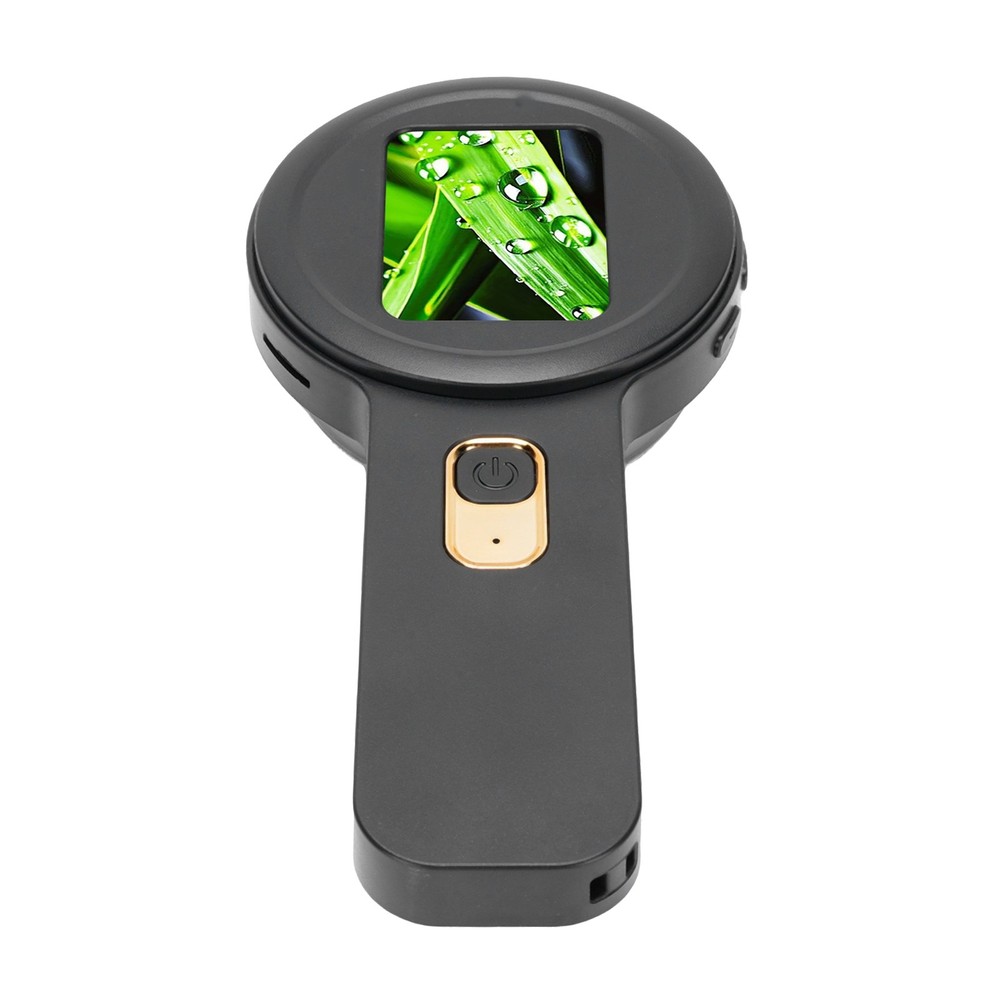 Handheld Digital Microscope 200x Magnification Dual LED Black