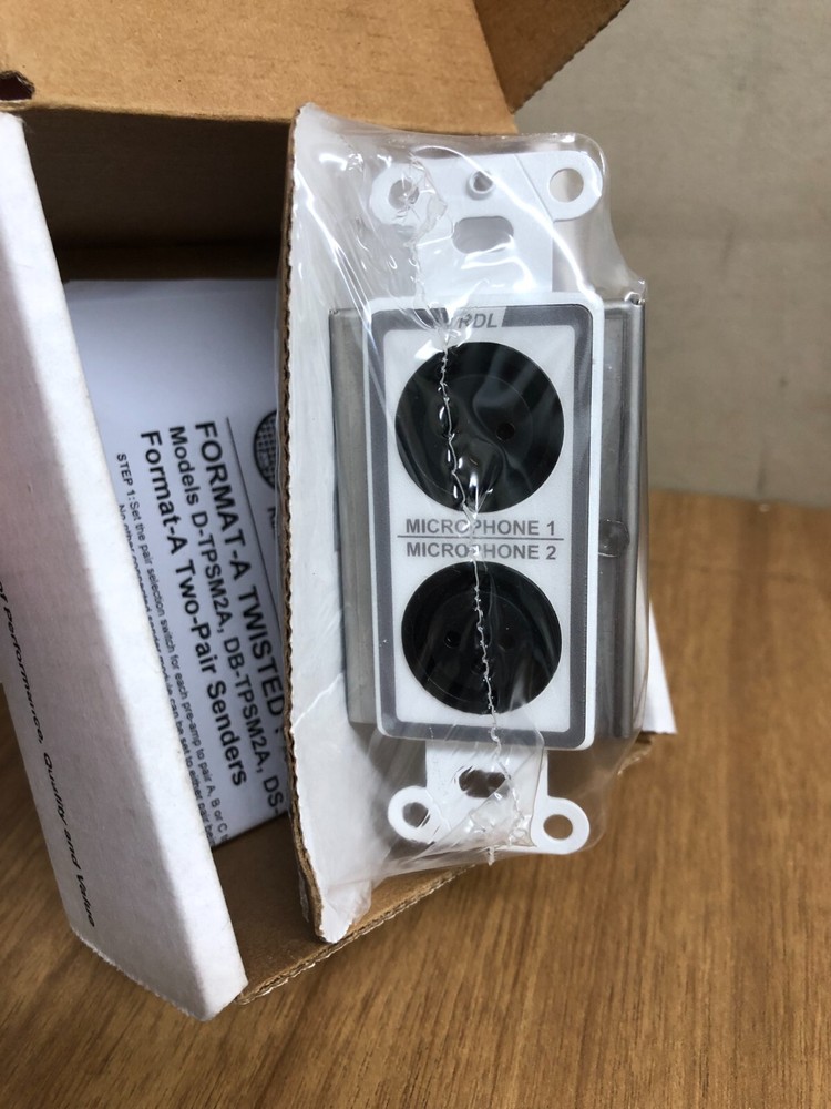 RDL D-TPSM2A Active 2-Pair Extender (Tx) Dual Mic Preamplifier/Format-A