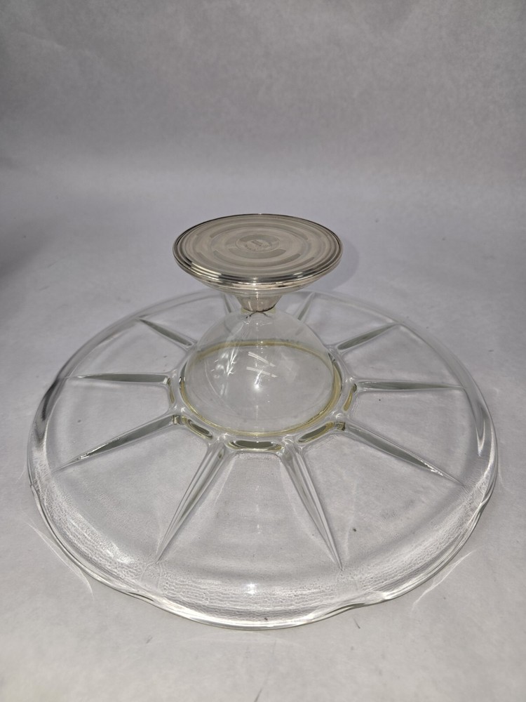 Duchin Sterling Weighted Yellow Cake Plate
