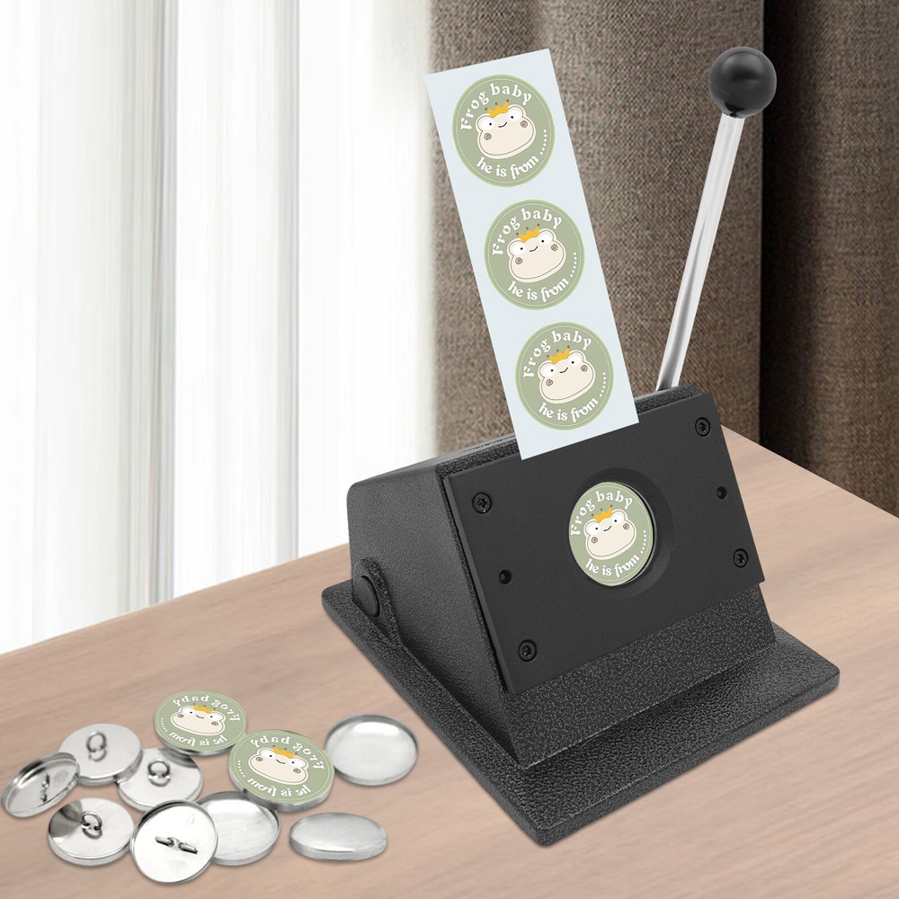 Round Manual Punch Die Cutter Special Die Cutter Button Maker Cutting Machine