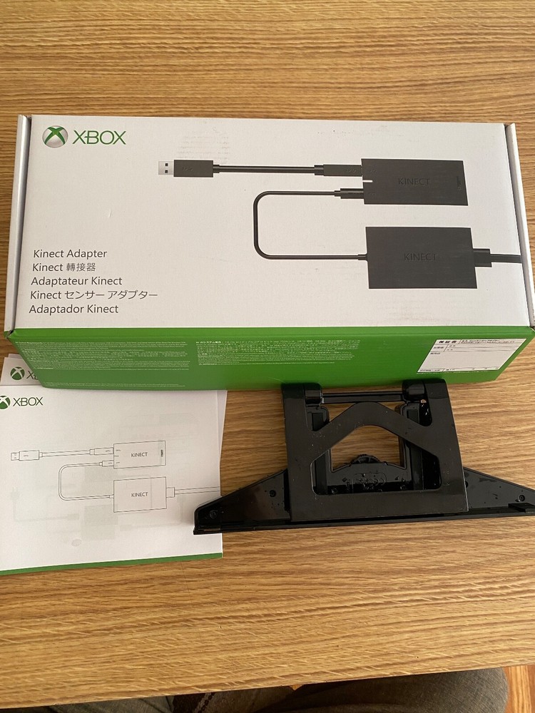 Xbox Kinect Sensor, mount, adaptor, and privacy cover