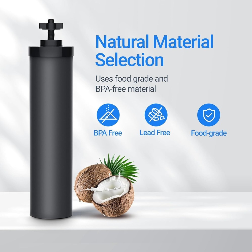 Replacement for Black Berkey® BB9-2 Filters Purification Elements, by Flgsk