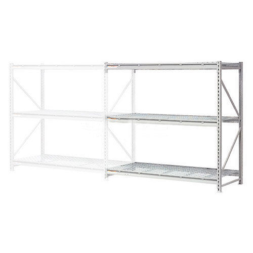 Extra High Capacity Bulk Rack With Wire Decking Add-On Unit 96"W x 18"D x 72"H