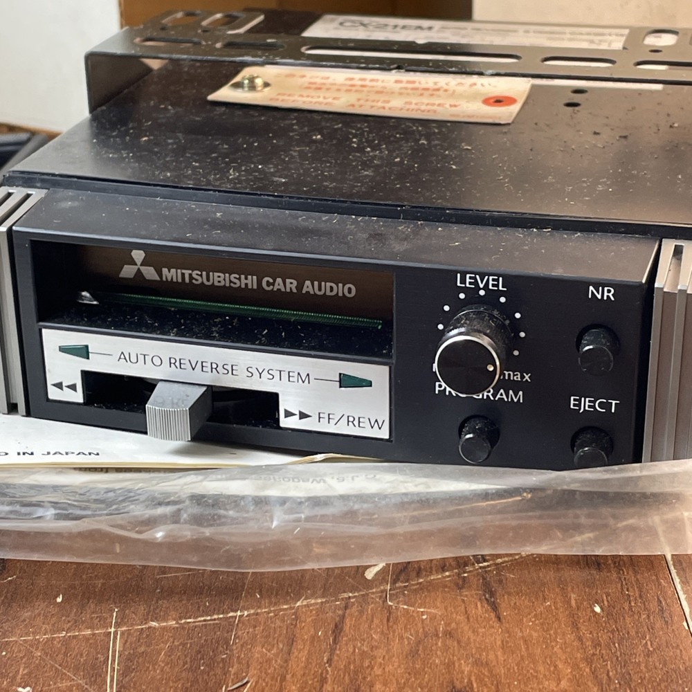 Mitsubishi Car Audio CX-21EM Dimmer Control Auto Reverse Stereo Cassette Deck