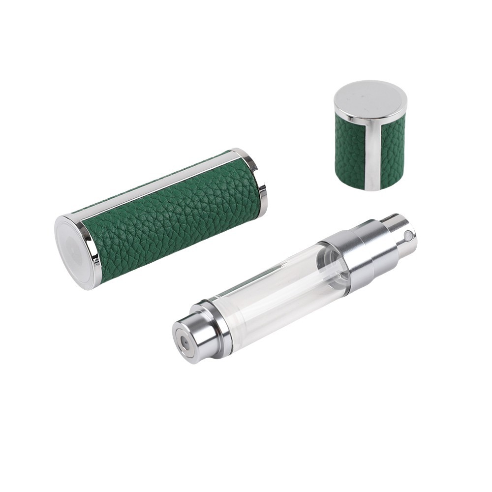 5ml Portable Leather Magnetic Attraction Refillable Perfume Atomizer for Travel