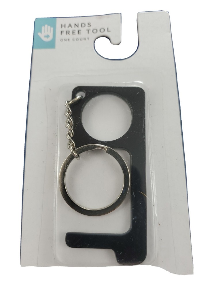 HANDS FREE TOOL Safe No Touch Keys Chain, buttons, open doors,levers  Stop Germs
