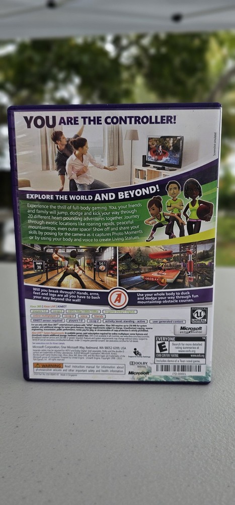 Xbox 360 Kinect Bundle Lot with 3 Games. (READ DESCRIPTION)