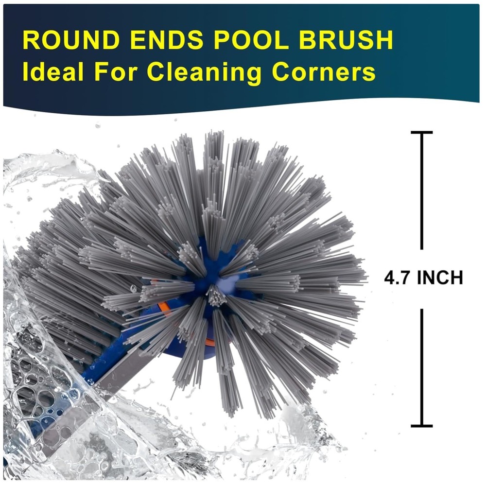 360° Pool Brush Head - Inground/Above Ground