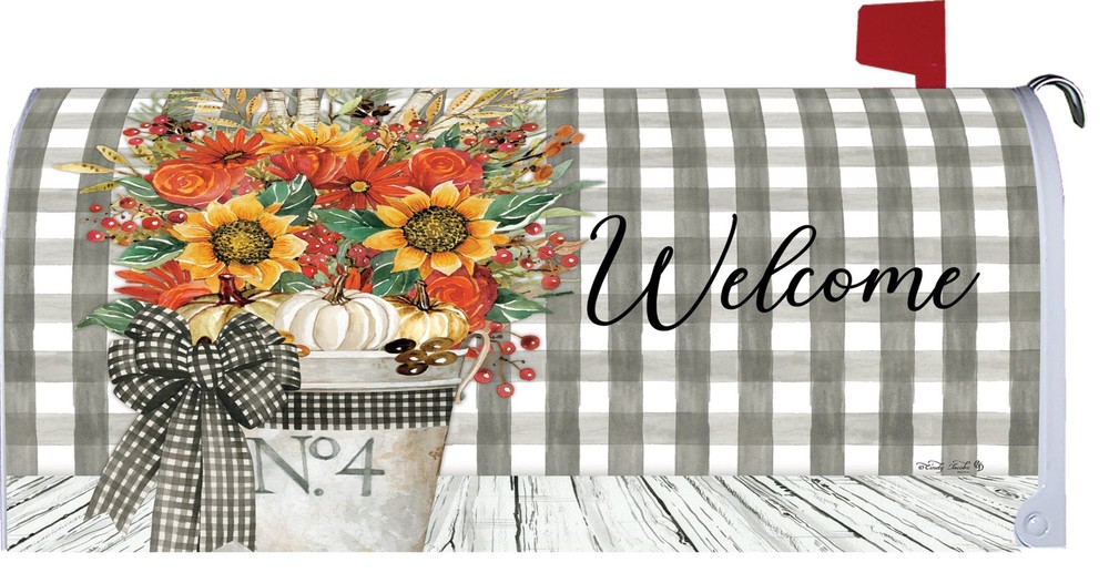 Autumn Arrangement Mailbox Cover