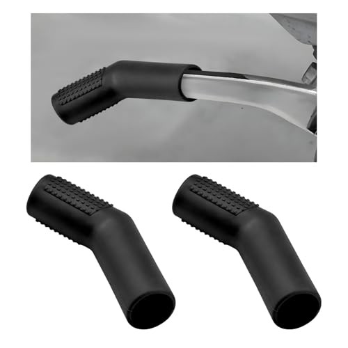 2PCS Motorcycle Rubber Gear Shift Lever Shoe Protector, Universal Anti Black