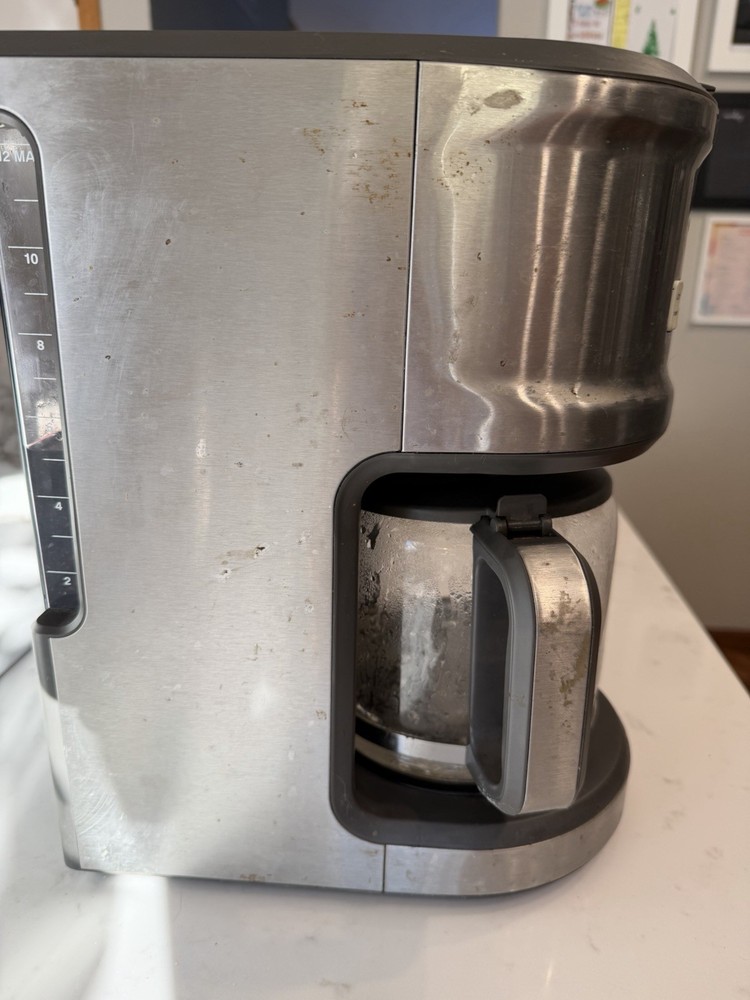 Calphalon 12 Cup Programmable Coffee Maker Stainless Steel Tested Works