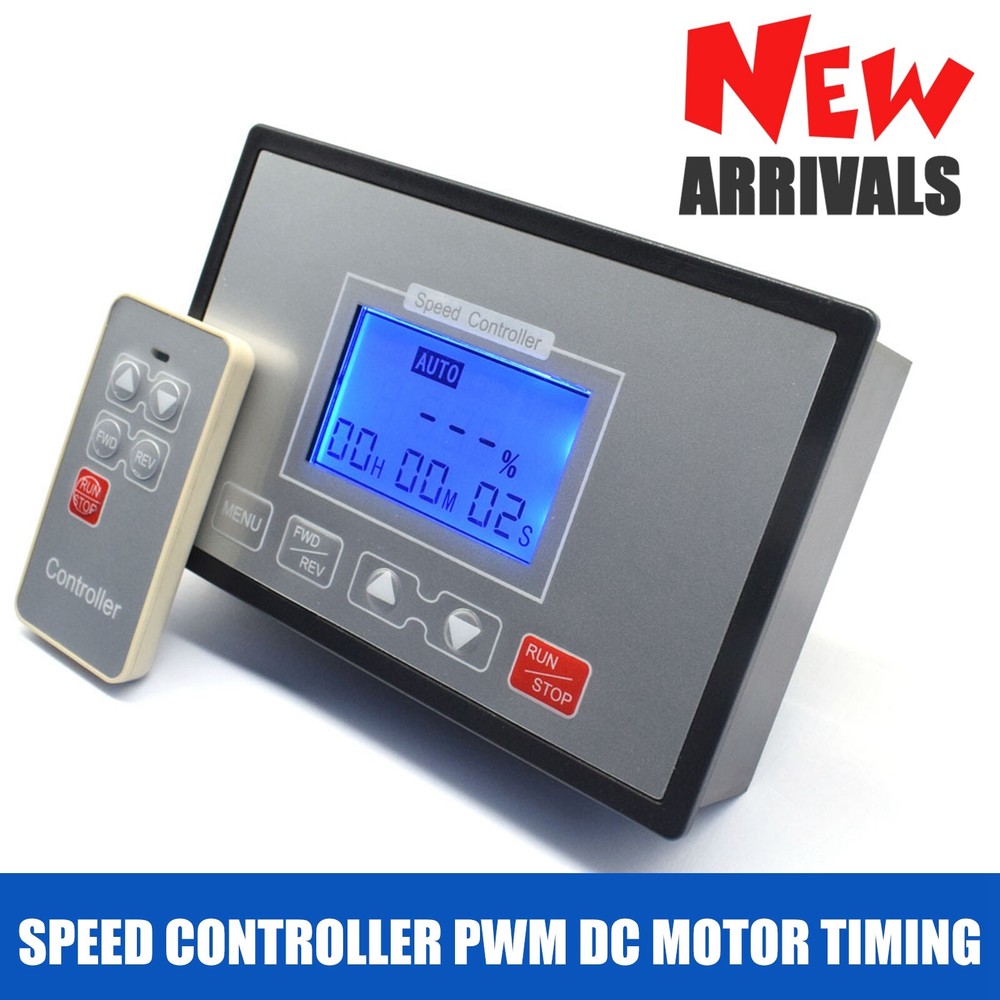 Speed Controller 60A PWM DC Motor Timing Reversible Remote Control LCD-Displayy