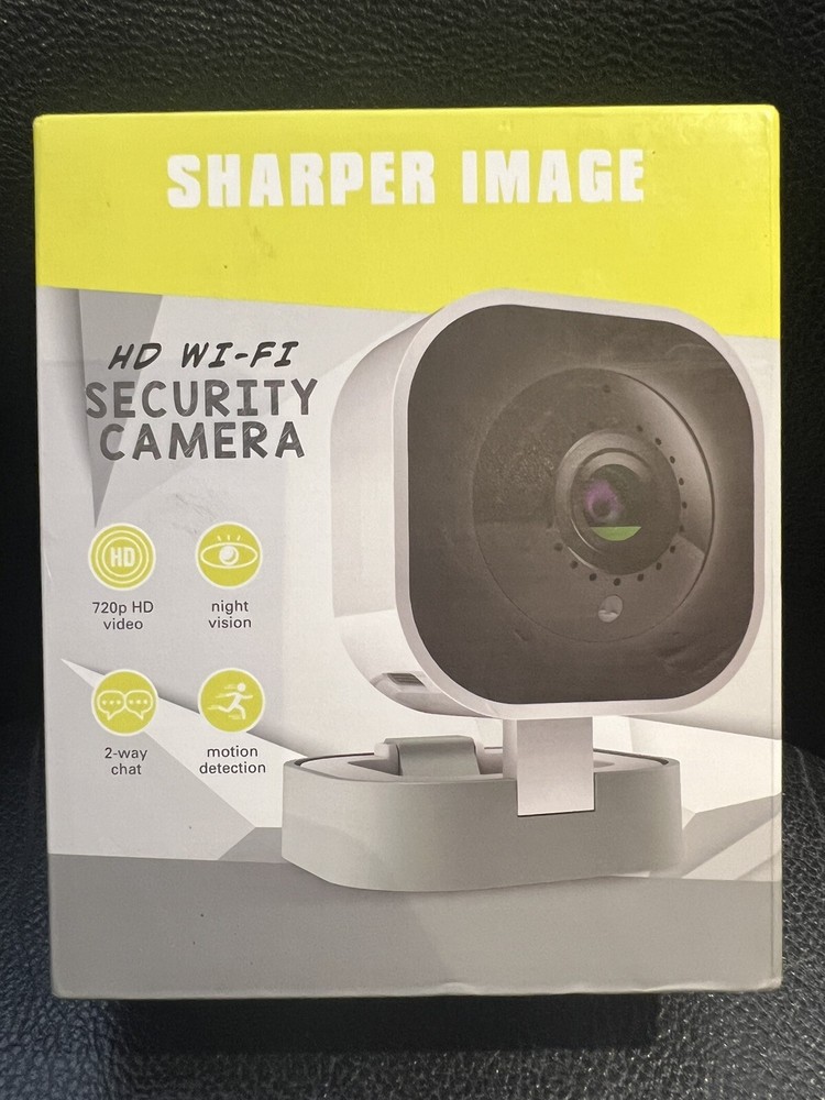 Sharper Image High Def Security Camera Wi-Fi, Chat, Motion Detection & Night Vis