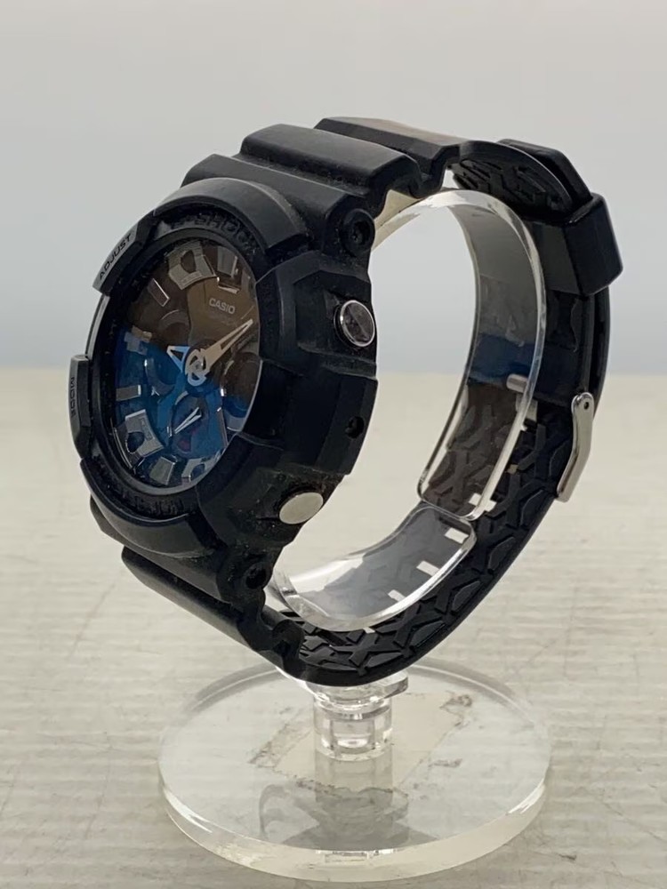 CASIO Watch Analog BLK BLK GA 201