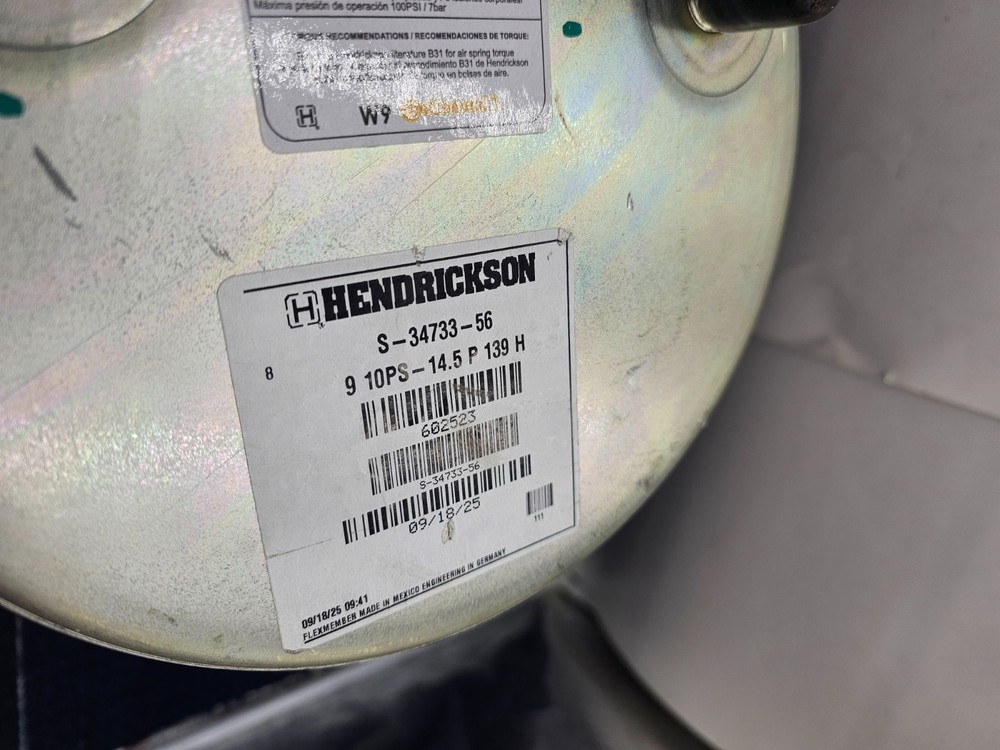 Hendrickson S-34733-56 Damped Air Spring Rolling Lobe with Plastic Piston