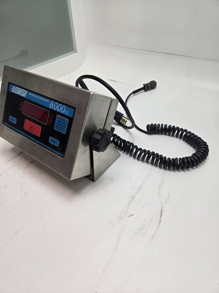 Doron 8000XL Digital Scale Indicator Screen