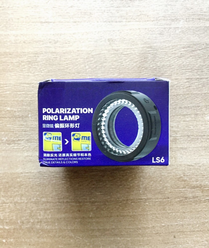 Mechanic Polarized Ring Light LS6 Microscope Anti Glare Lamp 84 LED