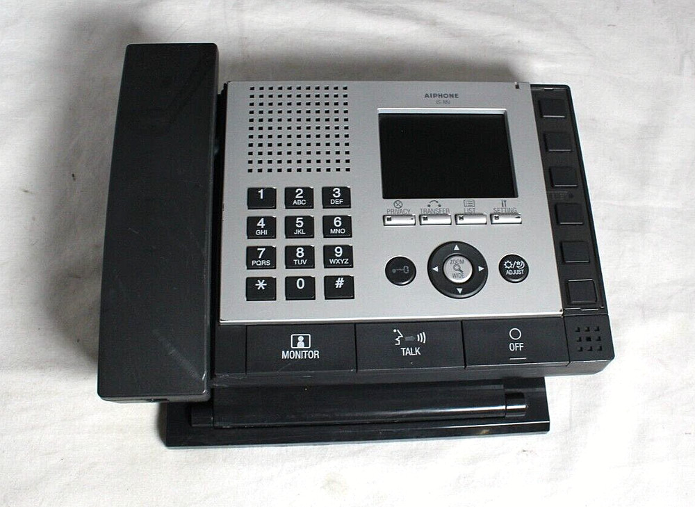 Aiphone IS-MV Video Intercom Master Station w/ Stand and Handset