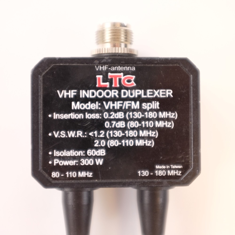 LTC VHF/FM SPLIT VHF INDOOR DUPLEXER LTC SPLITER - PERFECT