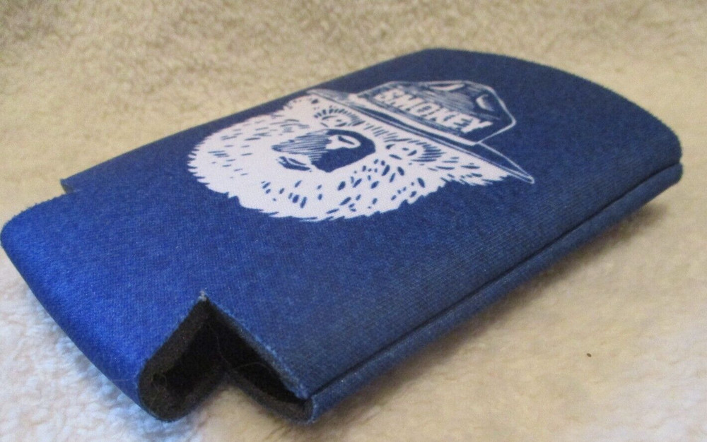Smokey Bear~Can Cooler~Blue~1 qty.