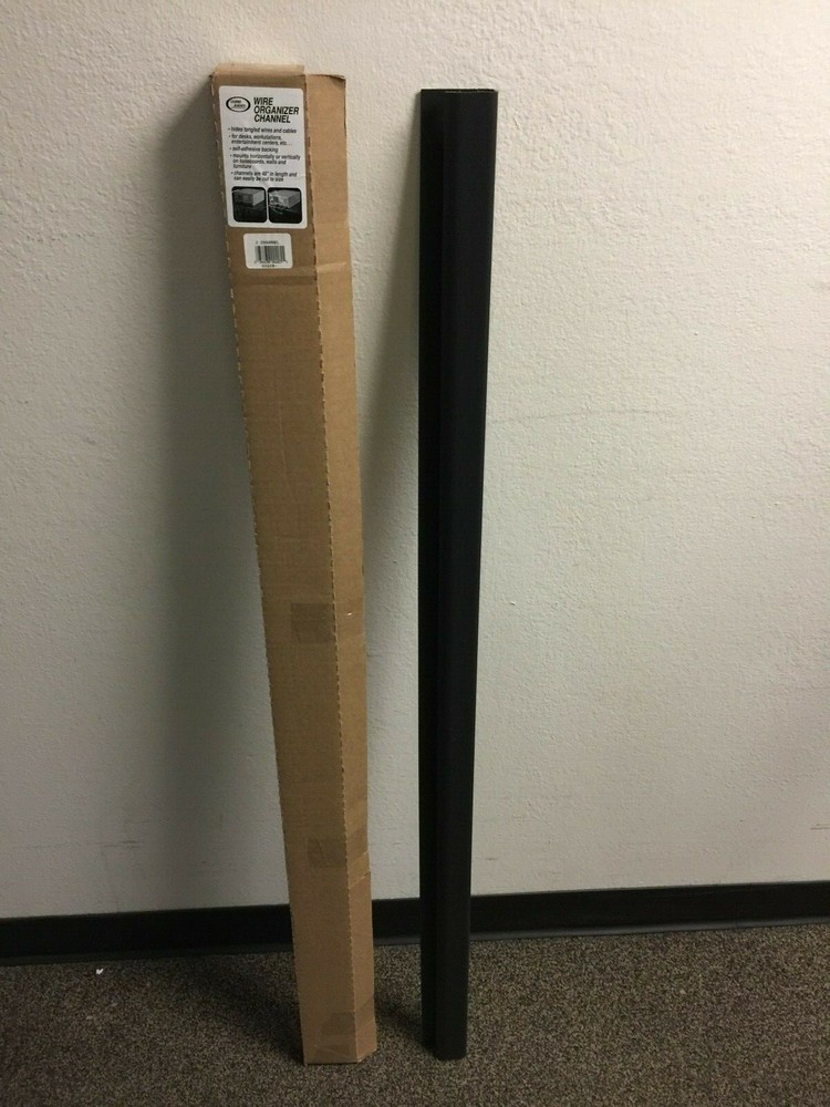 Cordaway Wire Organizer Channel 48"Length Black