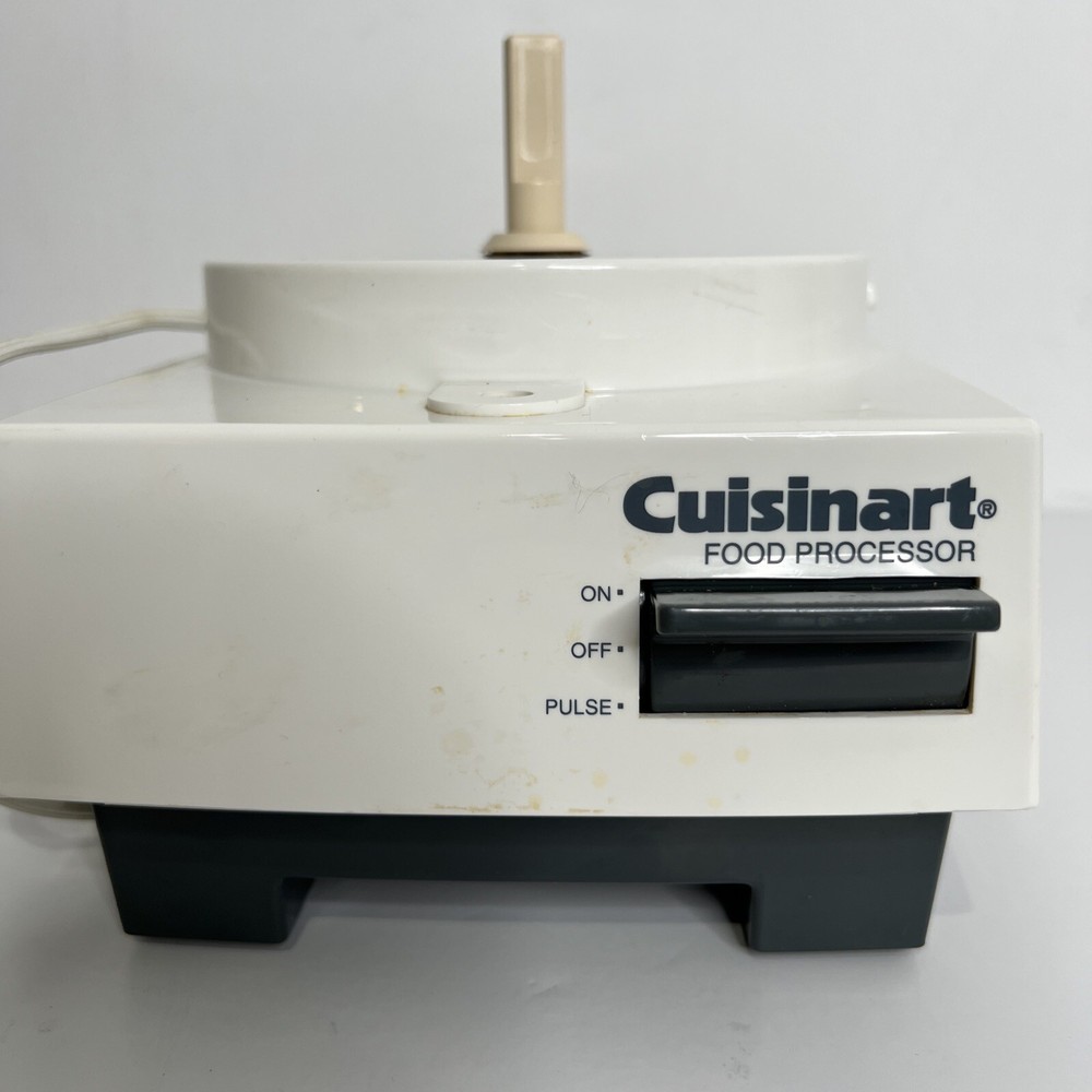 Cuisinart Food Processor Motor DLC-5 White Base Only Tested Works
