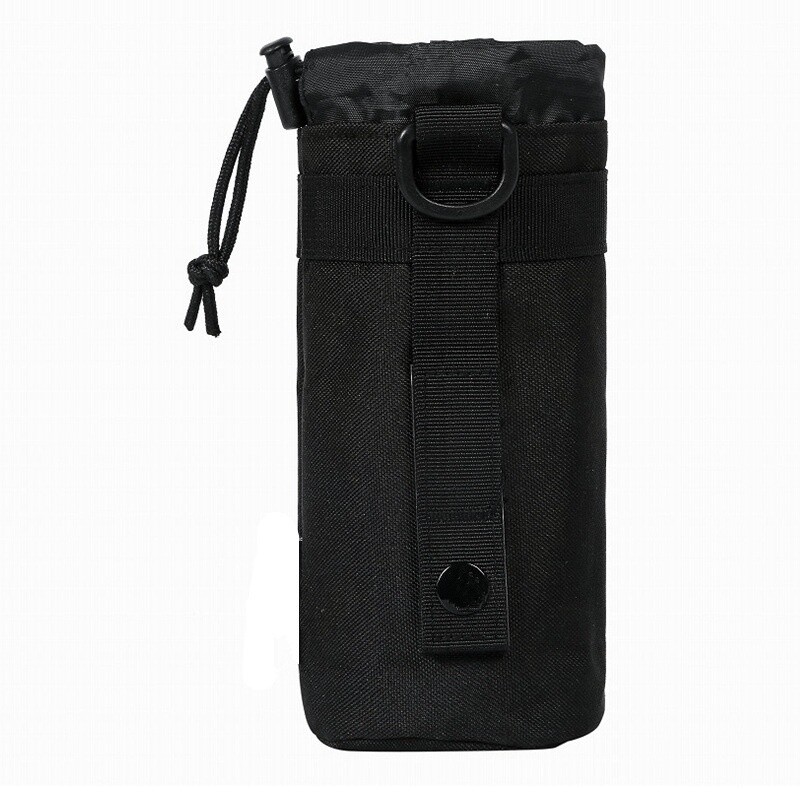 1000D Nylon Water Bottle Bag Adjustable Drawstring for Hiking Camping