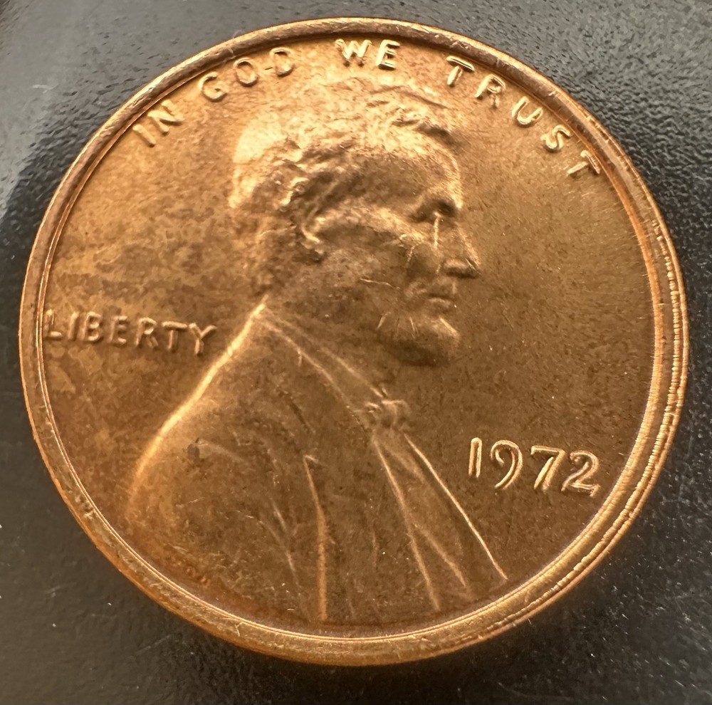 1972 Lincoln Cent Tilted Collar/Misalign/Railroad/Date Double Dual Error’s A-386